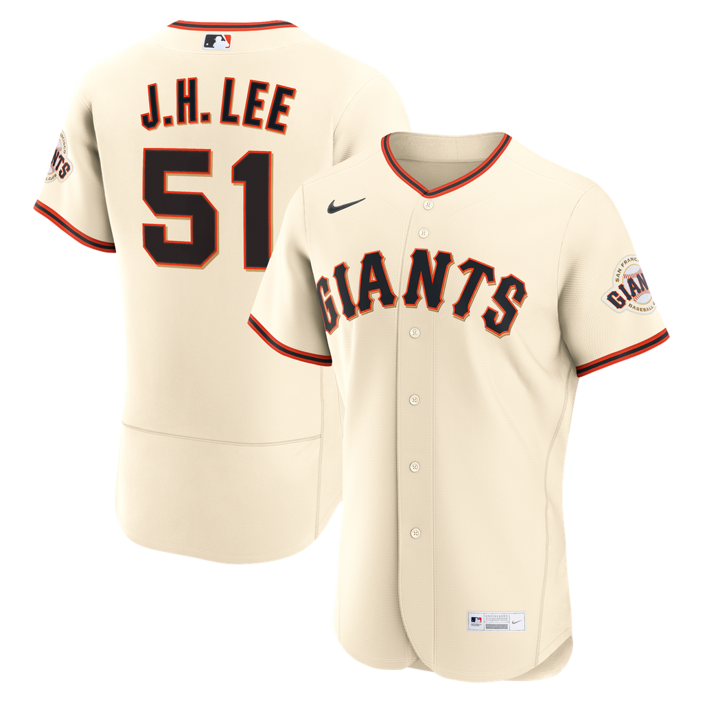 San Francisco Giants Jung Hoo Lee Home Authentic Jersey — Cream