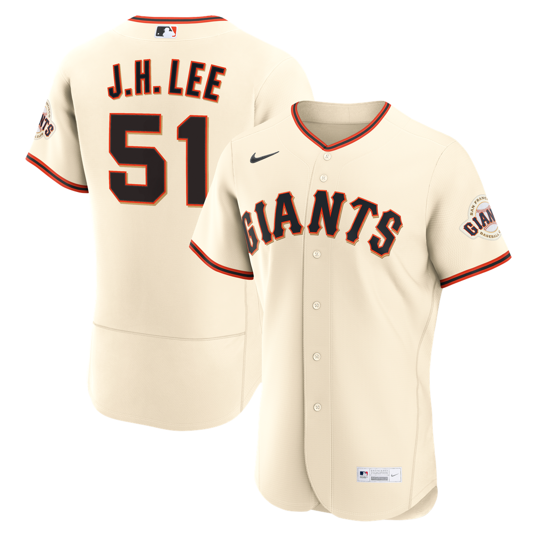 San Francisco Giants Jung Hoo Lee Home Authentic Jersey — Cream