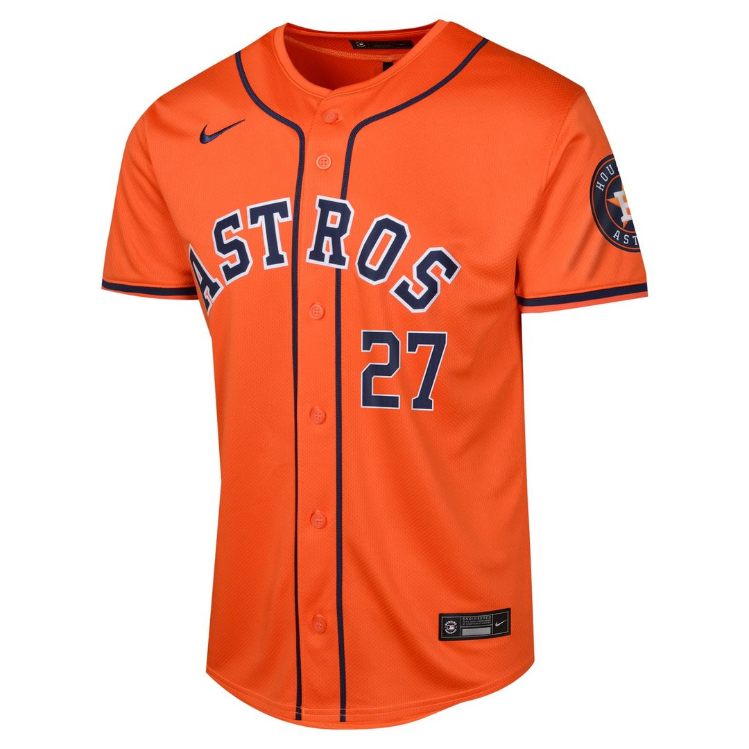 Houston Astros Jose Altuve Youth Alternate Limited Jersey — Orange
