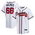 Atlanta Braves Grant Holmes Home Replica Jersey — White