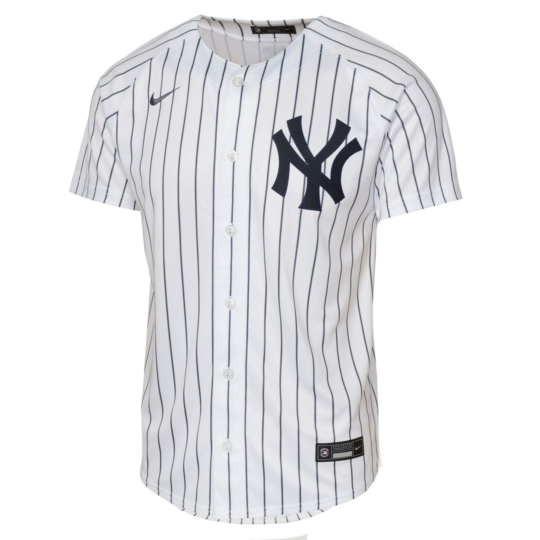 New York Yankees Giancarlo Stanton Youth Home Limited Jersey — White
