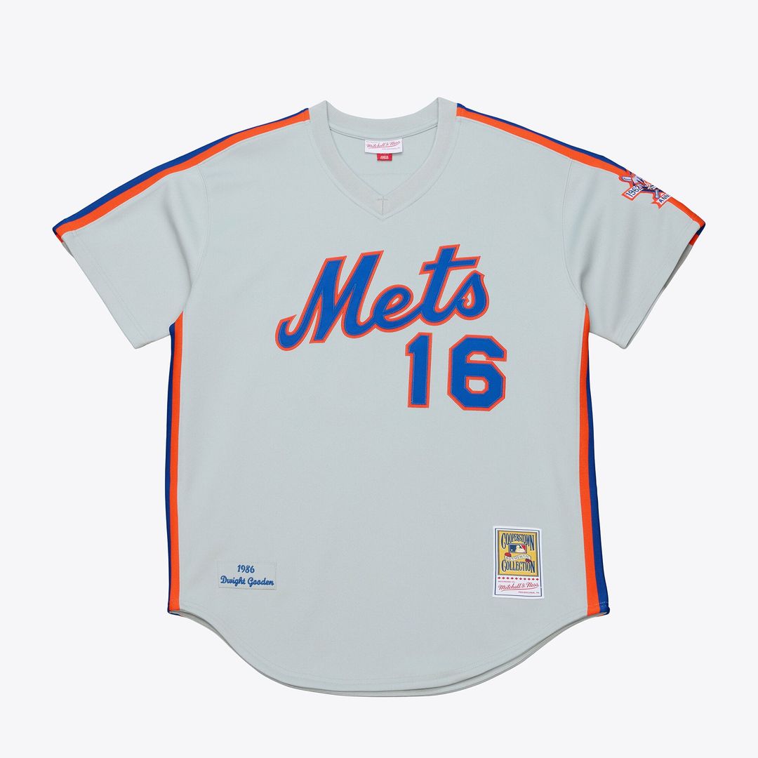 New York Mets Dwight Gooden 1986 Authentic Jersey — White