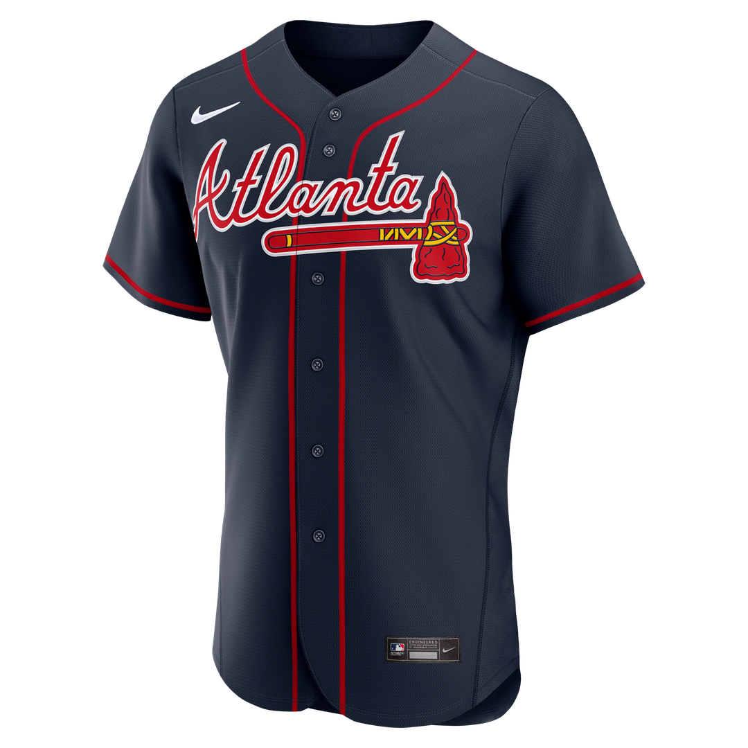 Atlanta Braves Drake Baldwin Alternate MLB Awards Authentic Jersey — Navy