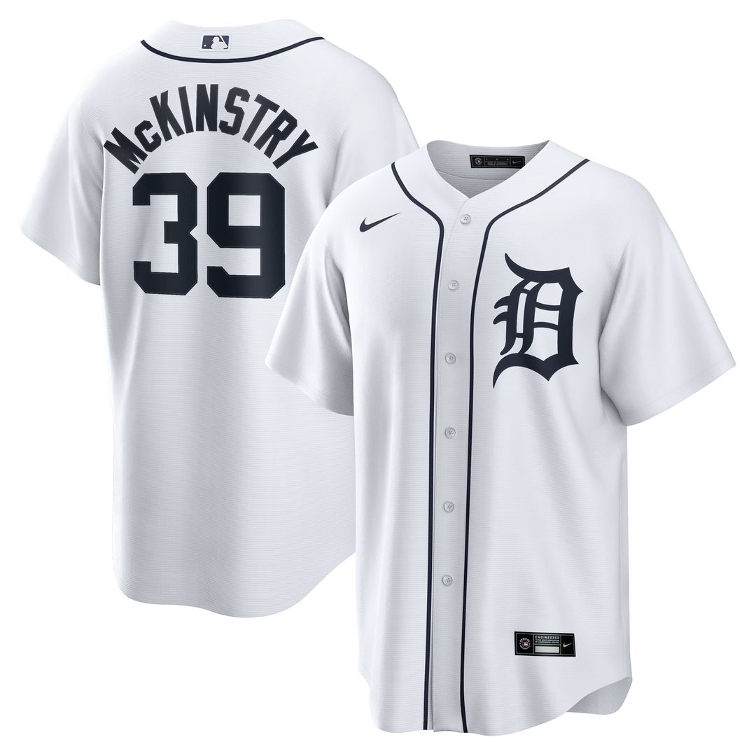 Detroit Tigers Zach McKinstry Home Replica Jersey — White