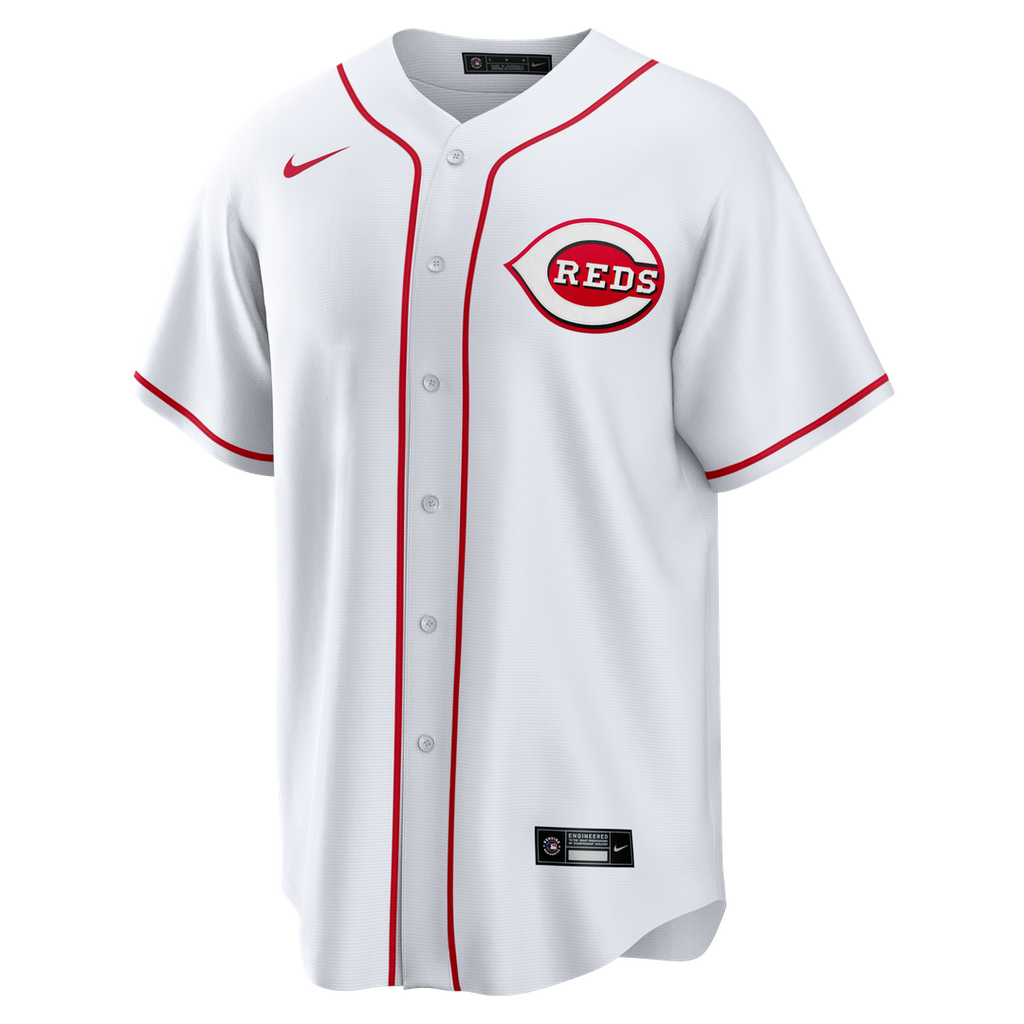 Cincinnati Reds Ken Griffey Jr. Home Retired Replica Jersey — White
