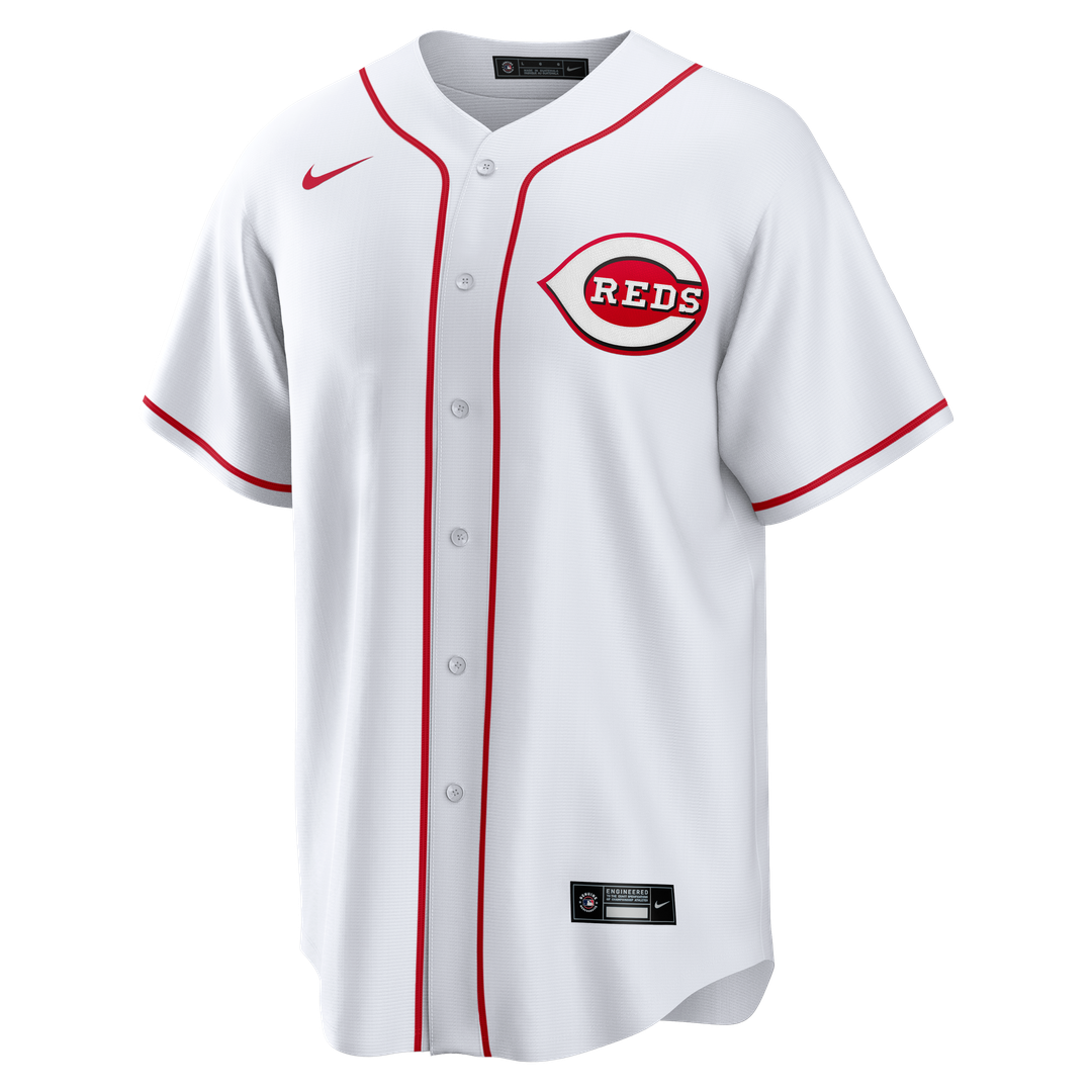 Cincinnati Reds Ken Griffey Jr. Home Retired Replica Jersey — White