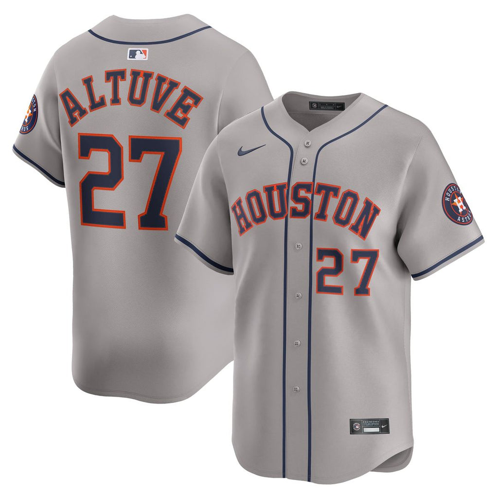 Houston Astros Jose Altuve Road Limited Jersey — Gray