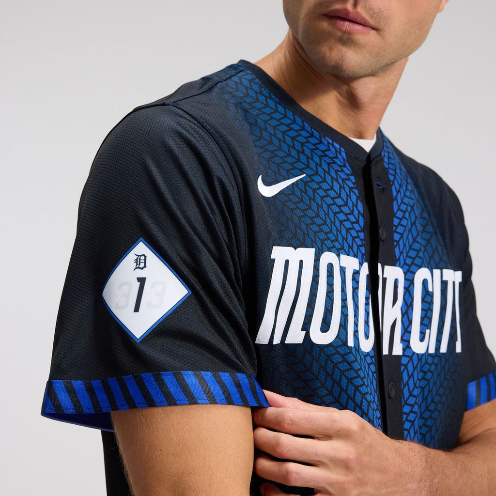 Detroit Tigers City Connect Limited Jersey — Blue