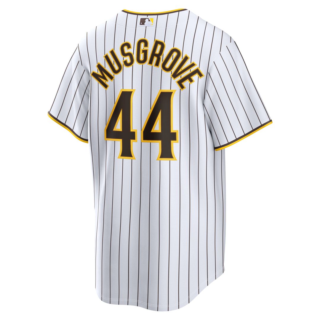 San Diego Padres Joe Musgrove Home Replica Jersey — White