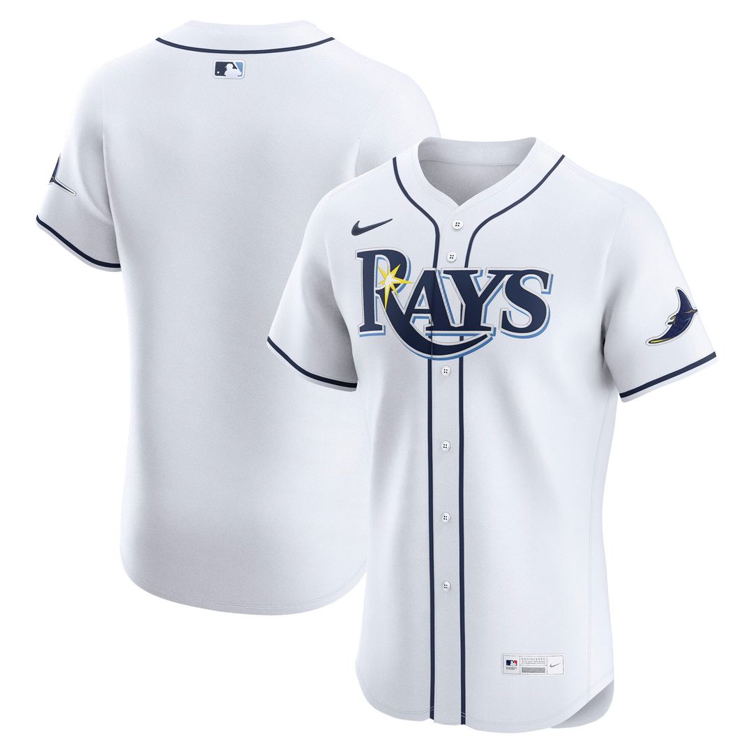 Tampa Bay Rays Home Elite Jersey — White
