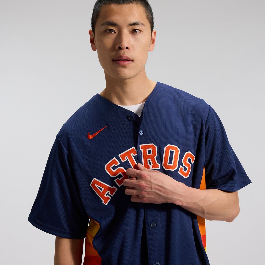 Houston Astros Jose Altuve Alternate 2 Replica Jersey — Navy