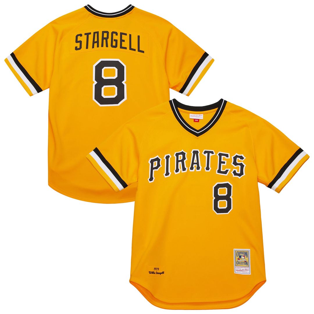 Pittsburgh Pirates Willie Stargell Cooperstown 1979 Authentic Jersey — White