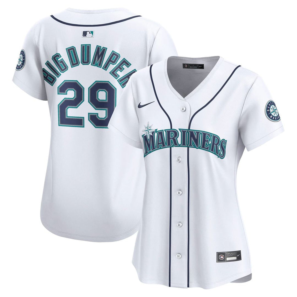 Seattle Mariners Cal Raleigh Women's Home Limited Jersey — White