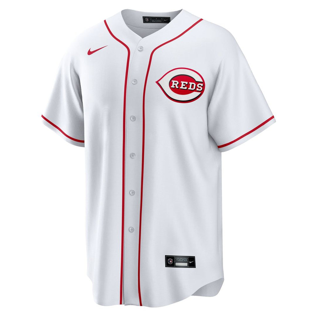 Cincinnati Reds Spencer Steer Home Replica Jersey — White
