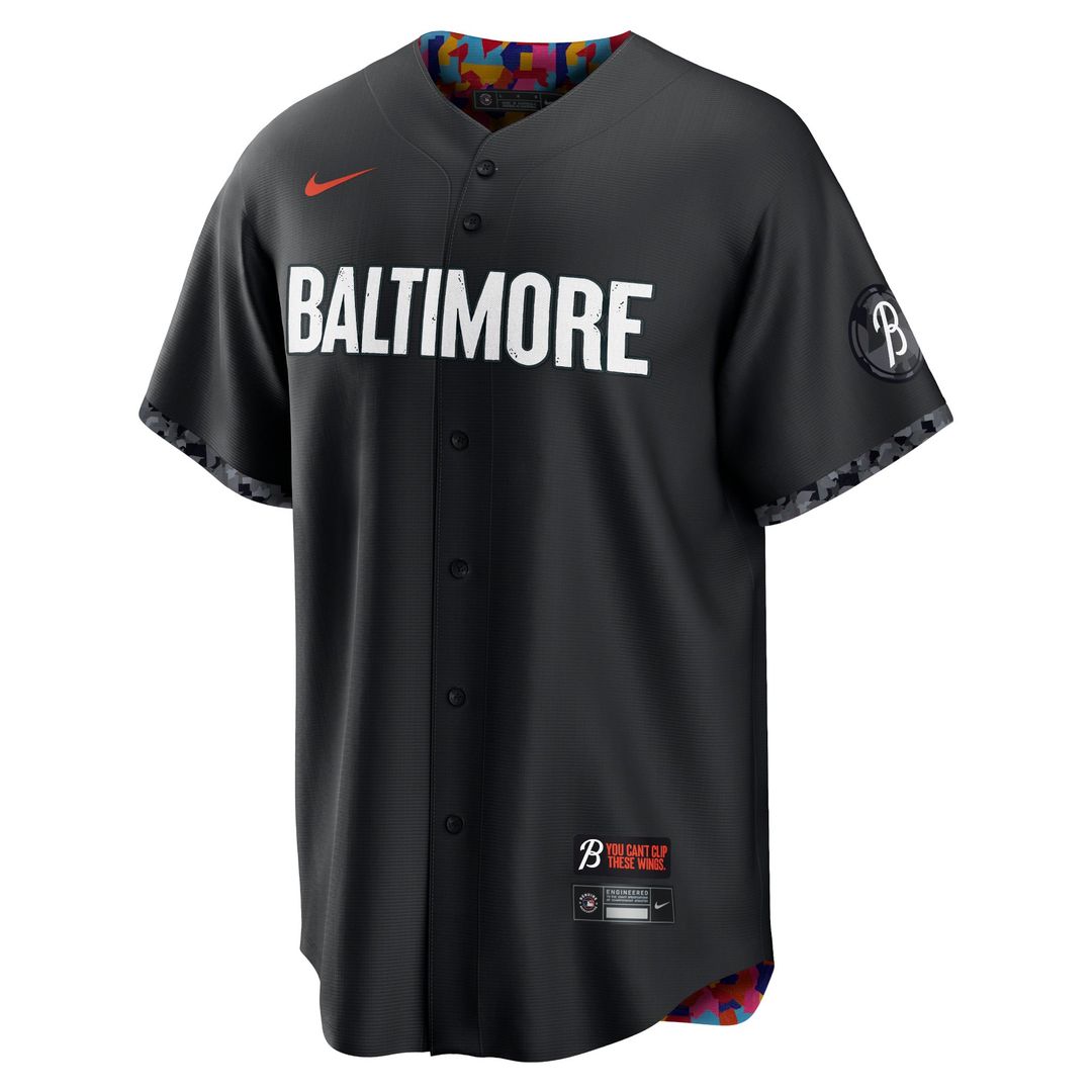Baltimore Orioles City Connect Replica Jersey — Black