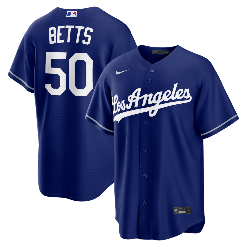 Los Angeles Dodgers Mookie Betts Alternate Replica Jersey — Royal