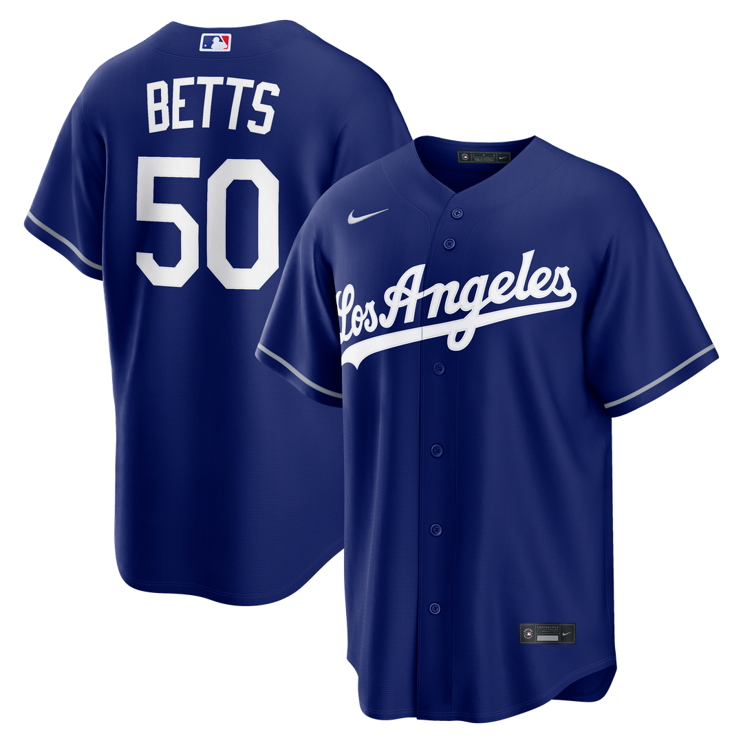 Los Angeles Dodgers Mookie Betts Alternate Replica Jersey — Royal