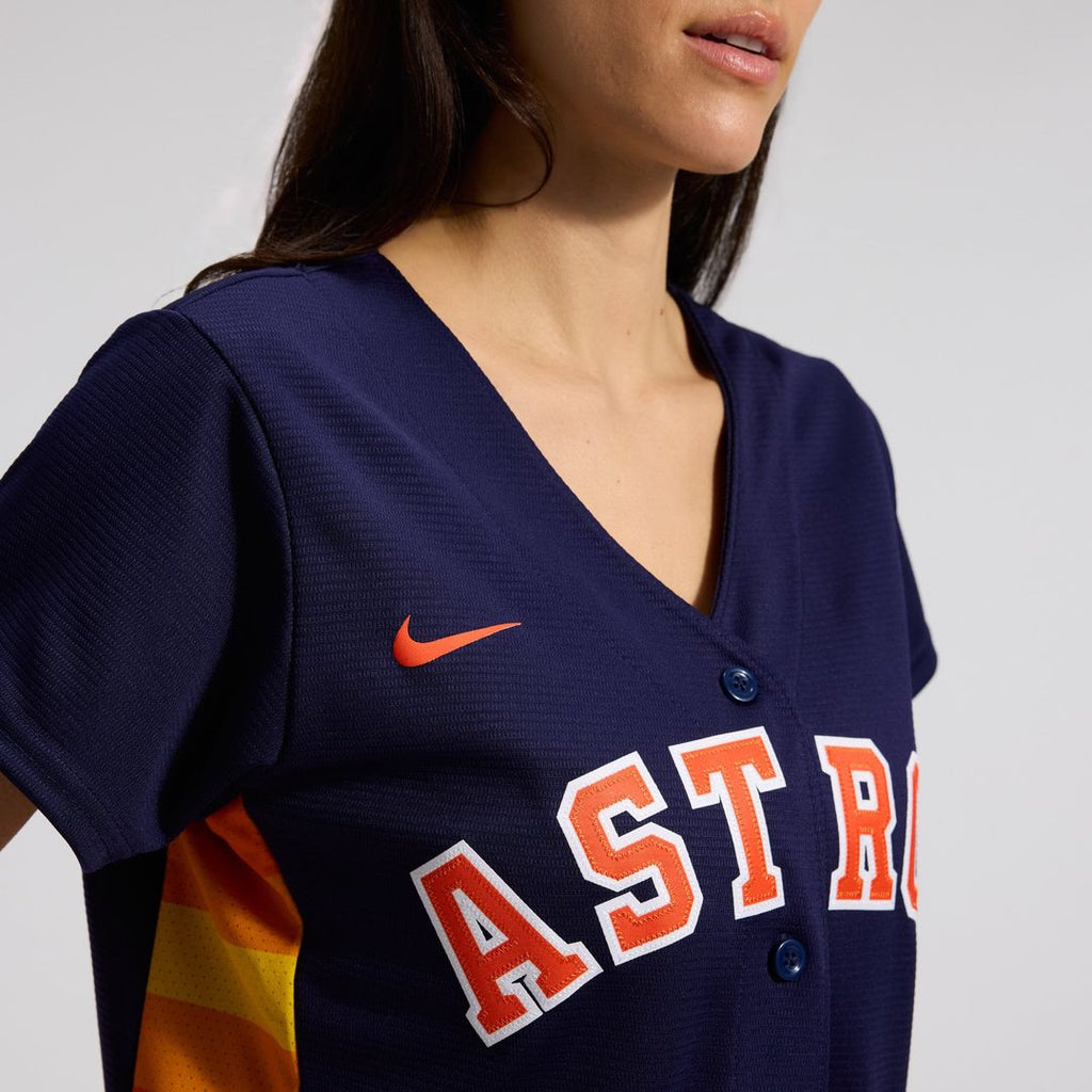 Houston Astros Jose Altuve Women's Alternate Replica Jersey — Navy
