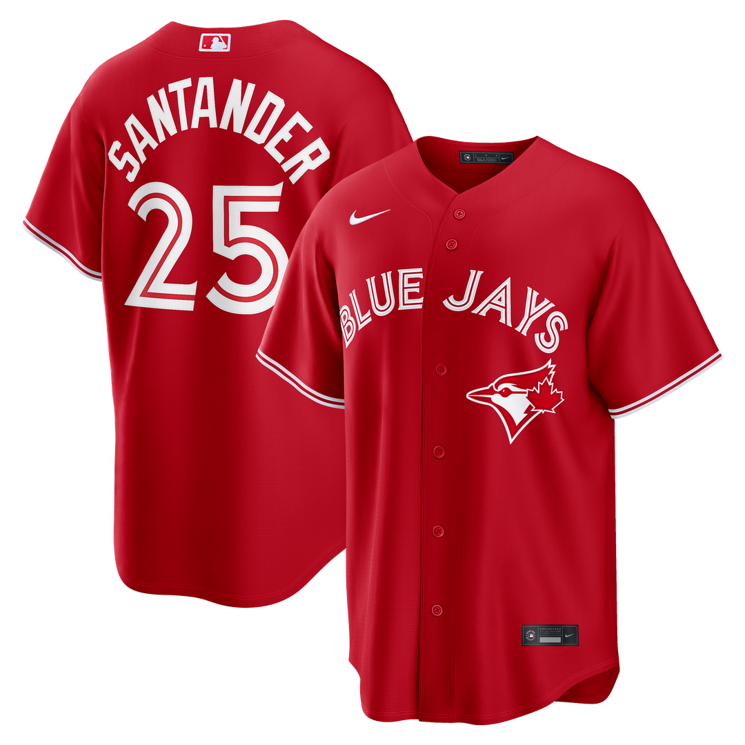 Toronto Blue Jays Anthony Santander Road Replica Jersey — Gray