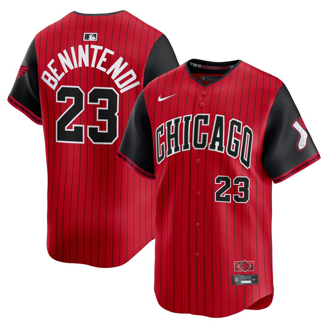 Chicago White Sox Andrew Benintendi 2025 City Connect Limited Jersey — Red/Black