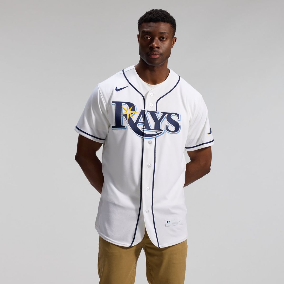 Tampa Bay Rays Home Authentic Jersey — White