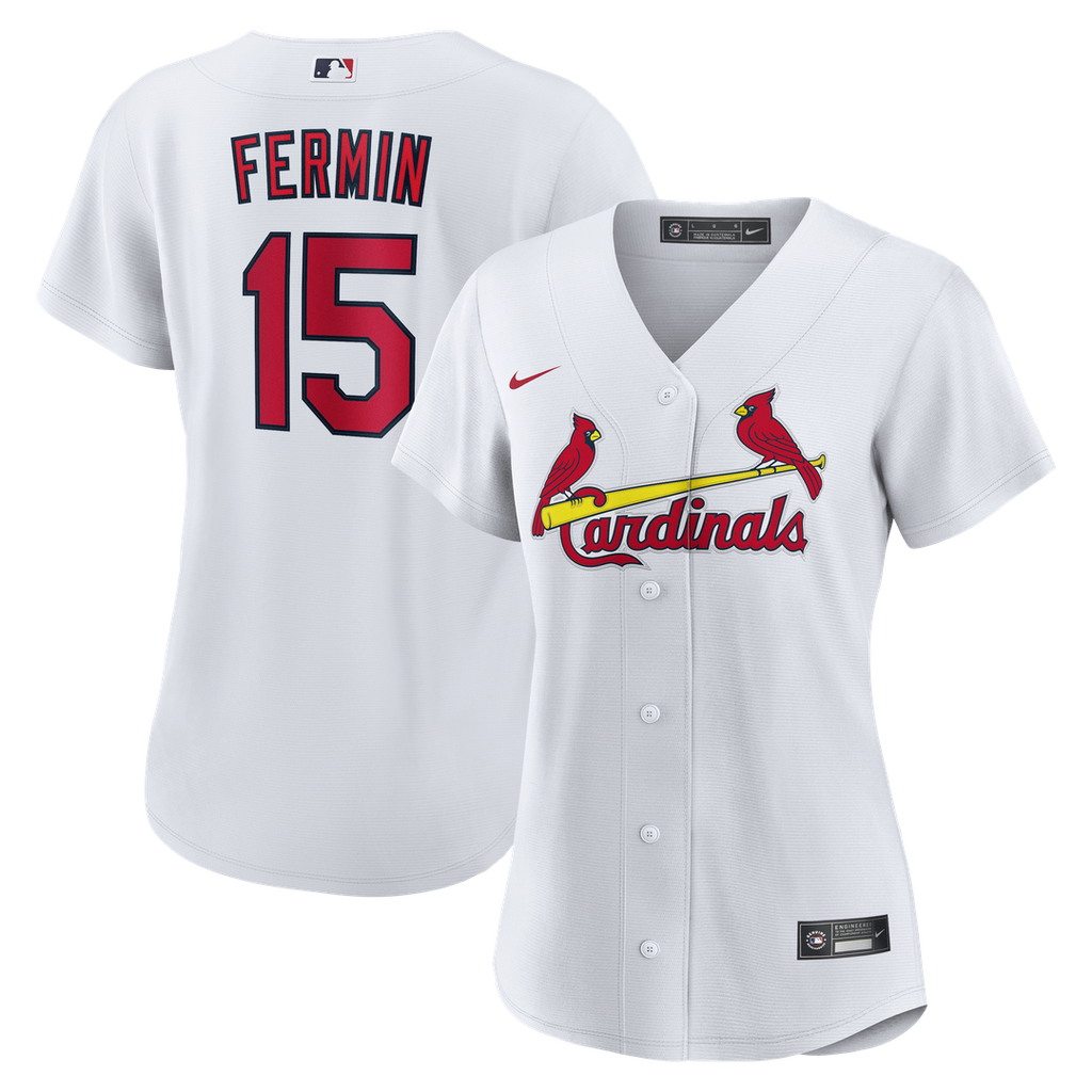 St. Louis Cardinals José Fermín Women's Home Replica Jersey — White