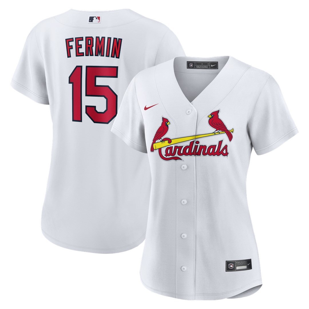 St. Louis Cardinals José Fermín Women's Home Replica Jersey — White