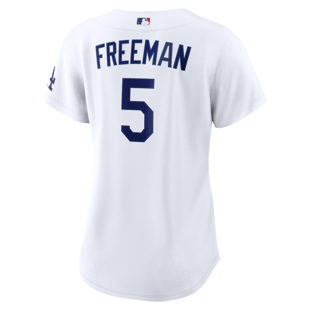 Los Angeles Dodgers Freddie Freeman Women's Home Stadium Jersey — White