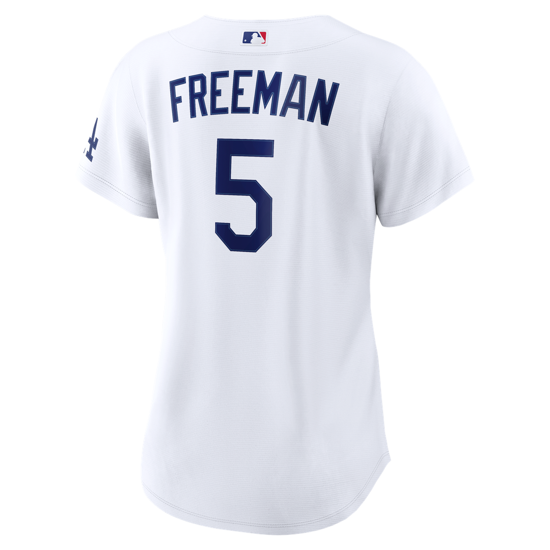 Los Angeles Dodgers Freddie Freeman Women's Home Stadium Jersey — White
