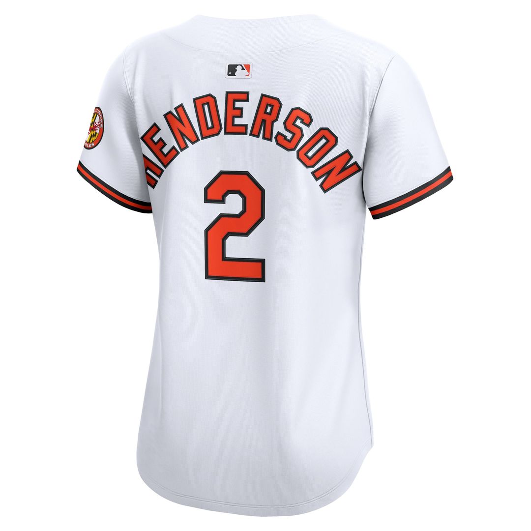 Baltimore Orioles Gunnar Henderson Women's Home Limited Jersey — White