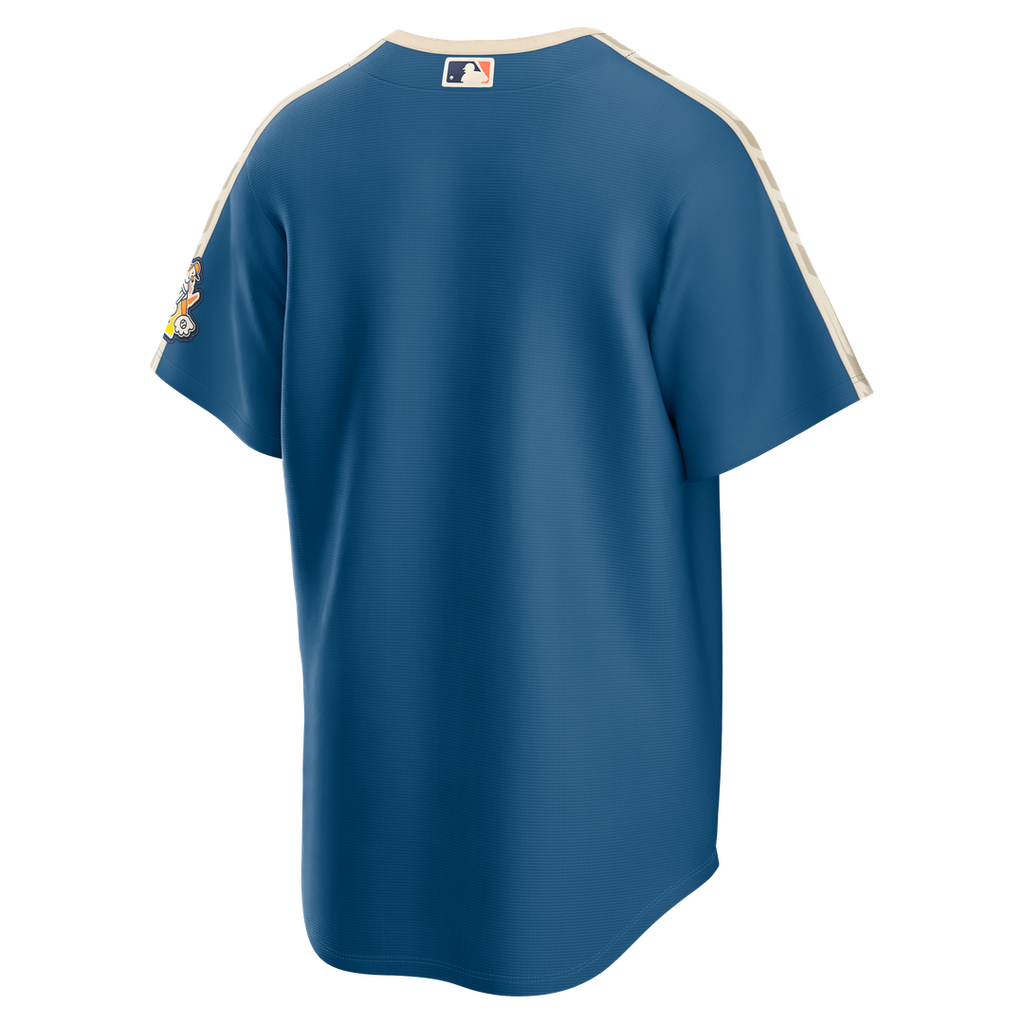 Milwaukee Brewers 2026 City Connect Stadium Jersey — Mineral Blue