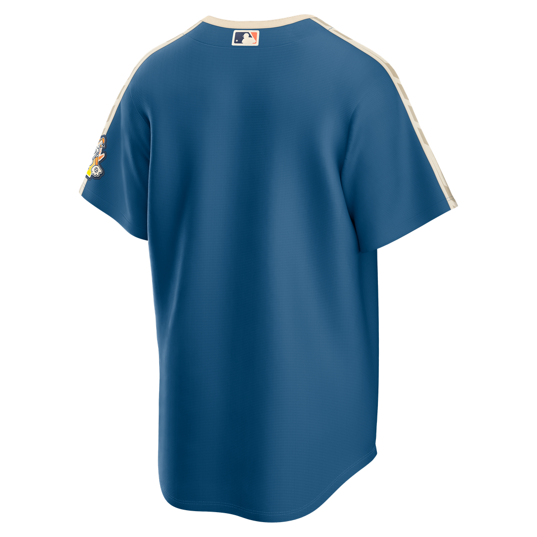 Milwaukee Brewers 2026 City Connect Stadium Jersey — Mineral Blue