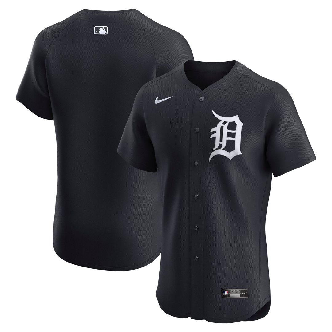 Detroit Tigers Alternate 2 Elite Jersey — Navy