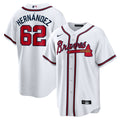 Atlanta Braves Daysbel Hernandez Home Replica Jersey — White