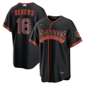San Francisco Giants Rafael Devers Alternate Stadium Jersey — Black