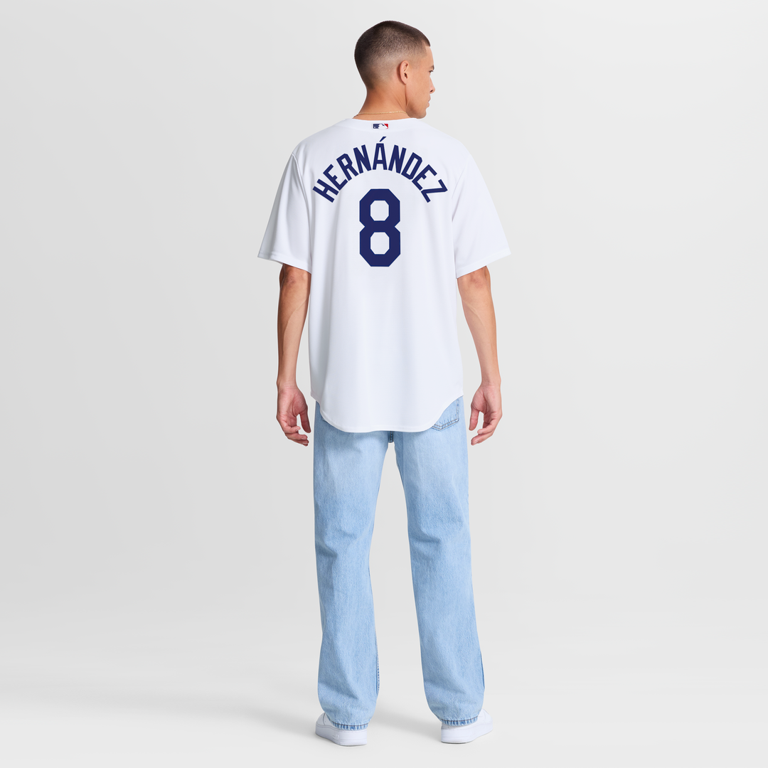 Los Angeles Dodgers Enrique Hernández Home Replica Jersey — White