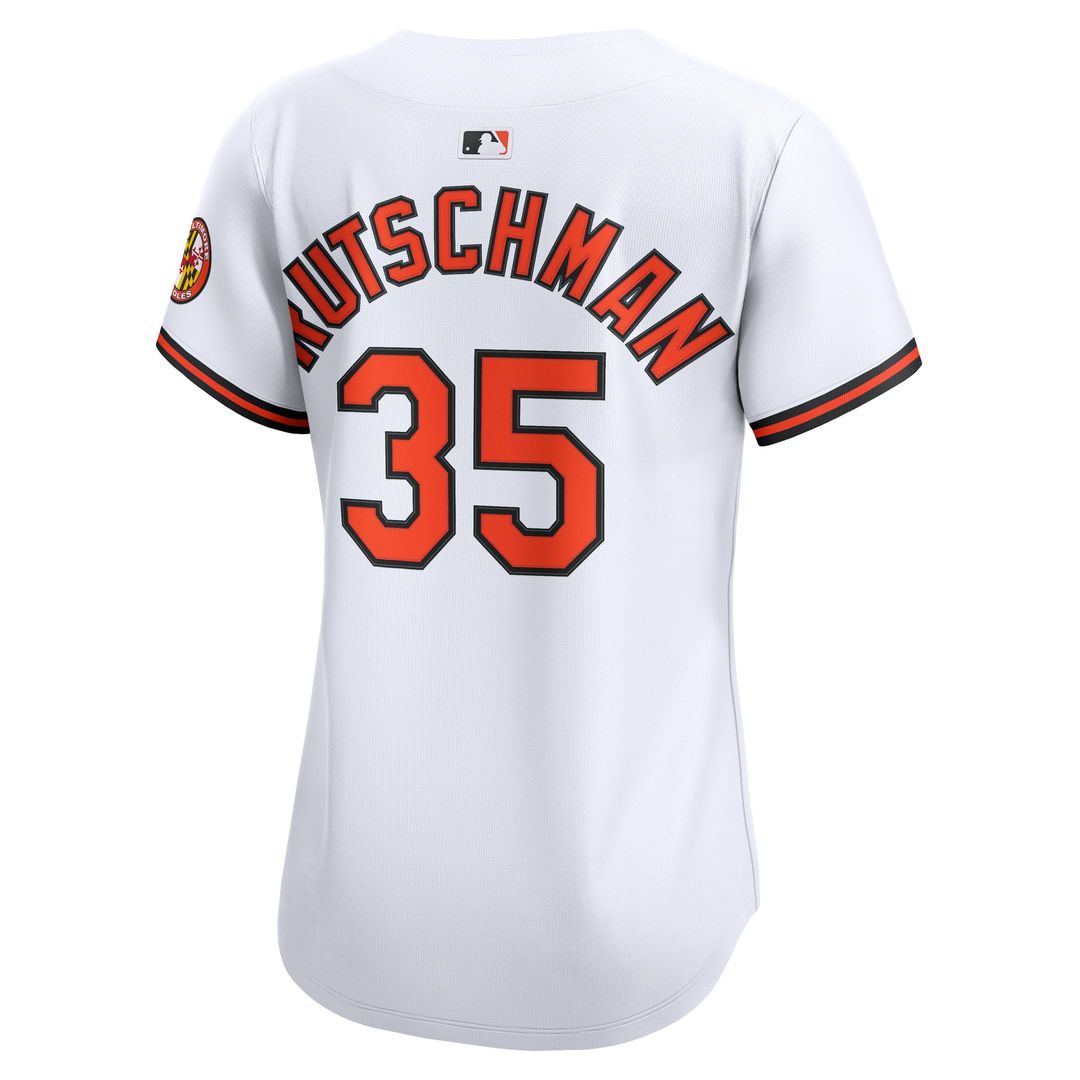 Baltimore Orioles Adley Rutschman Women's Home Limited Jersey — White