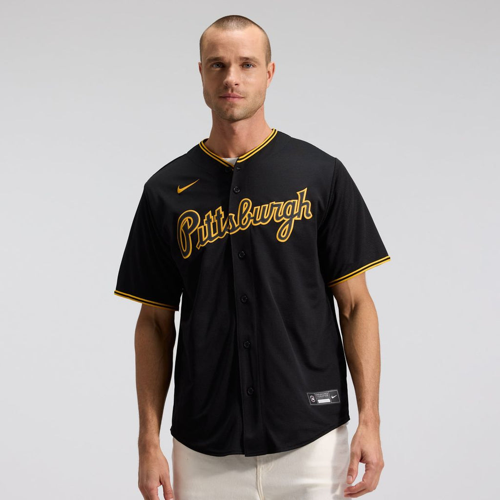 Pittsburgh Pirates Alternate Replica Team Jersey — Black