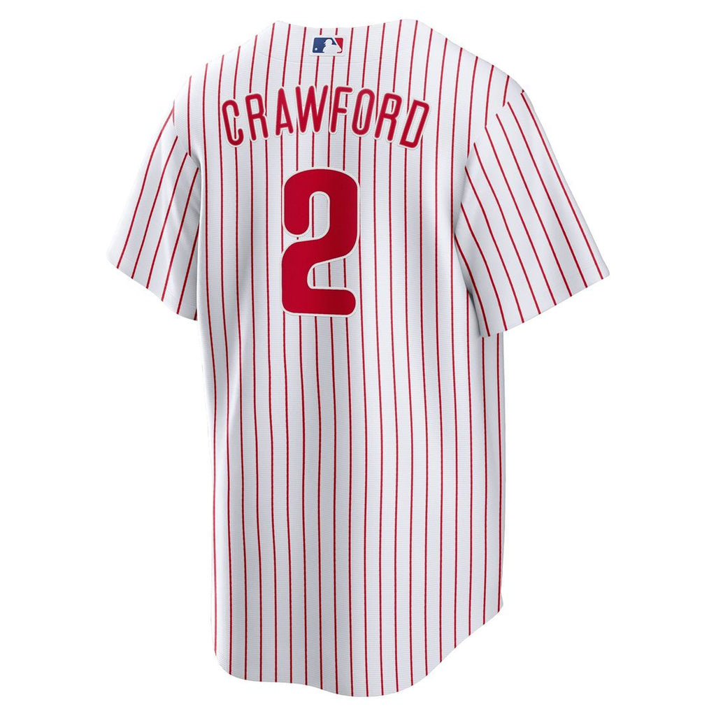 Philadelphia Phillies Justin Crawford Home Replica Jersey — White