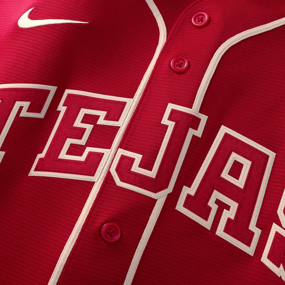 Texas Rangers Corey Seager 2026 City Connect Stadium Jersey — Red