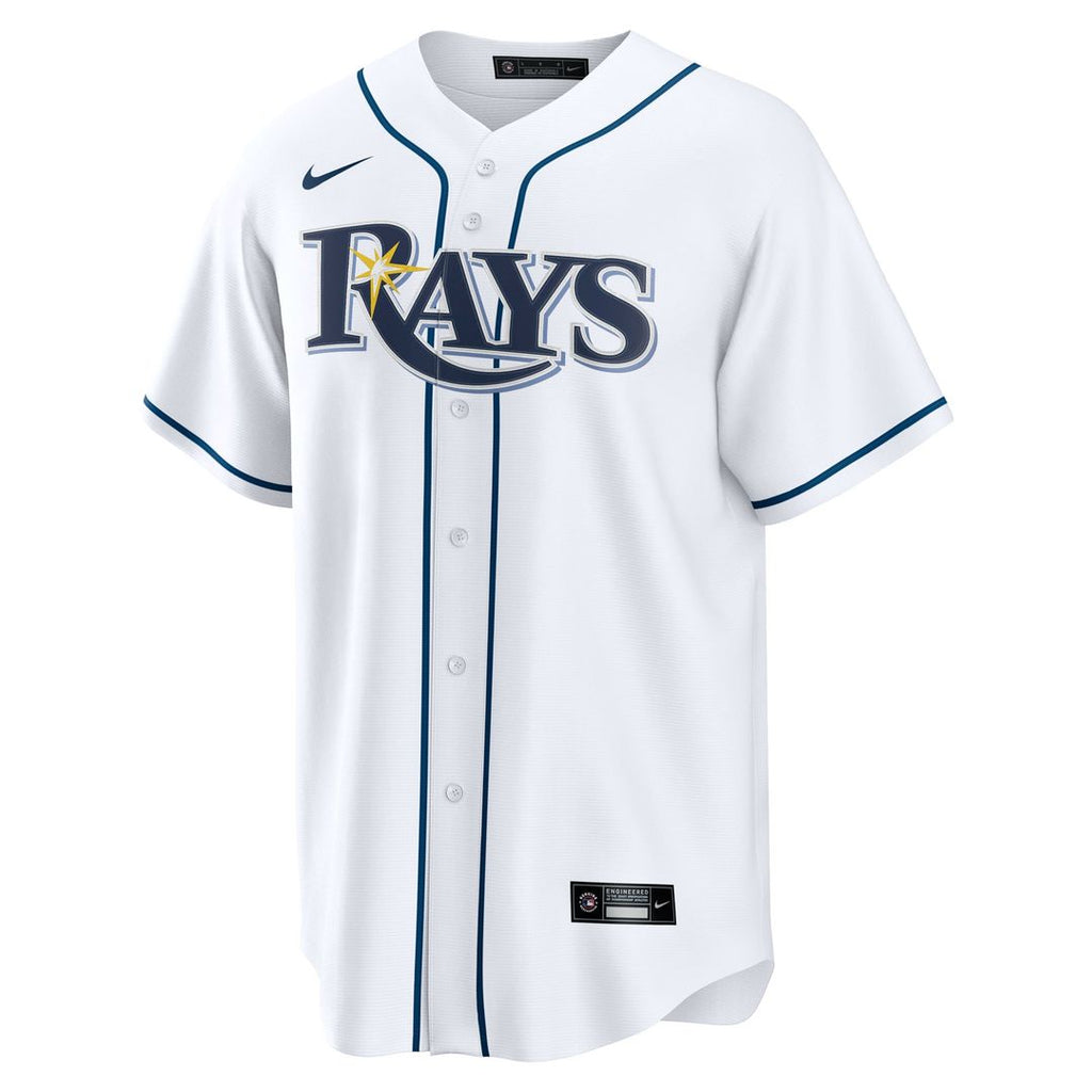 Tampa Bay Rays Junior Caminero Home Replica Jersey — White