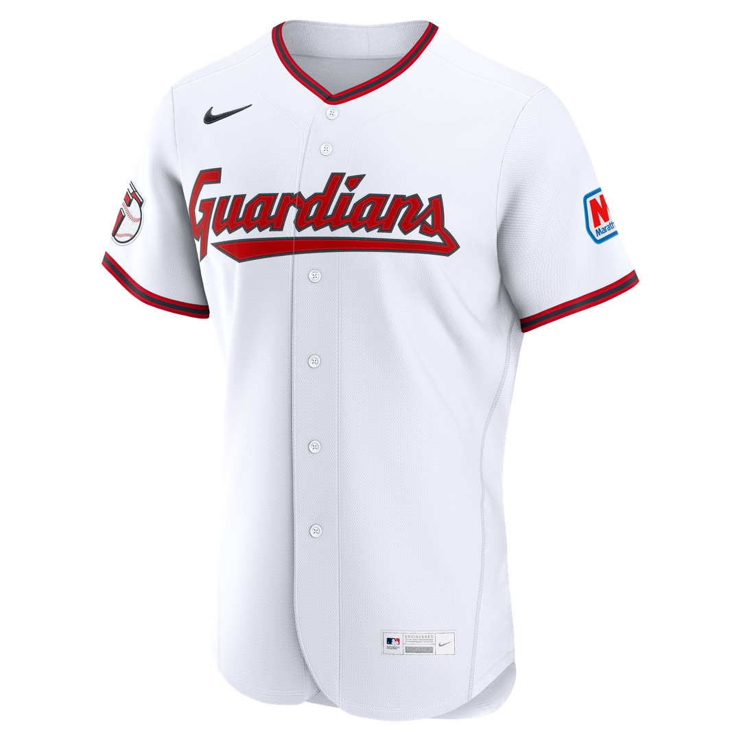 Cleveland Guardians Home Authentic Jersey — White