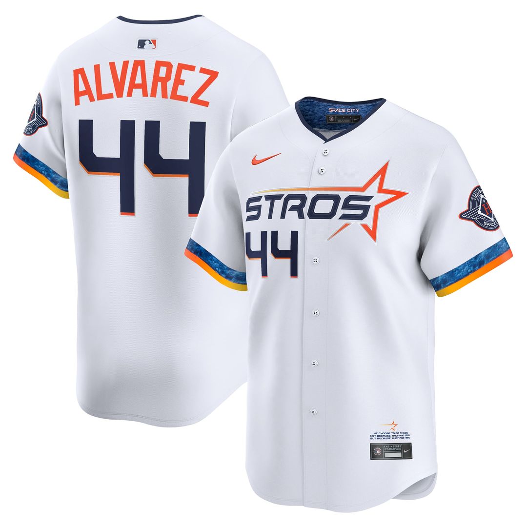 Houston Astros Yordan Alvarez 2025 City Connect Limited Jersey — White