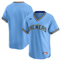 Milwaukee Brewers Cooperstown Limited Jersey — Light Blue
