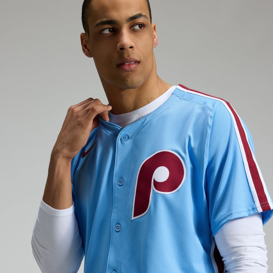 Philadelphia Phillies Alternate Elite Jersey — Light Blue
