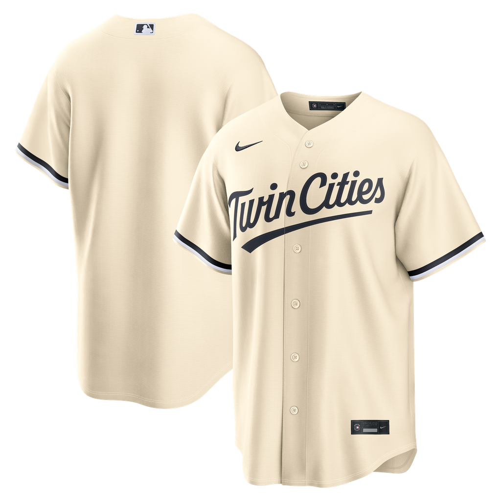 Minnesota Twins Alternate Replica Jersey — Cream