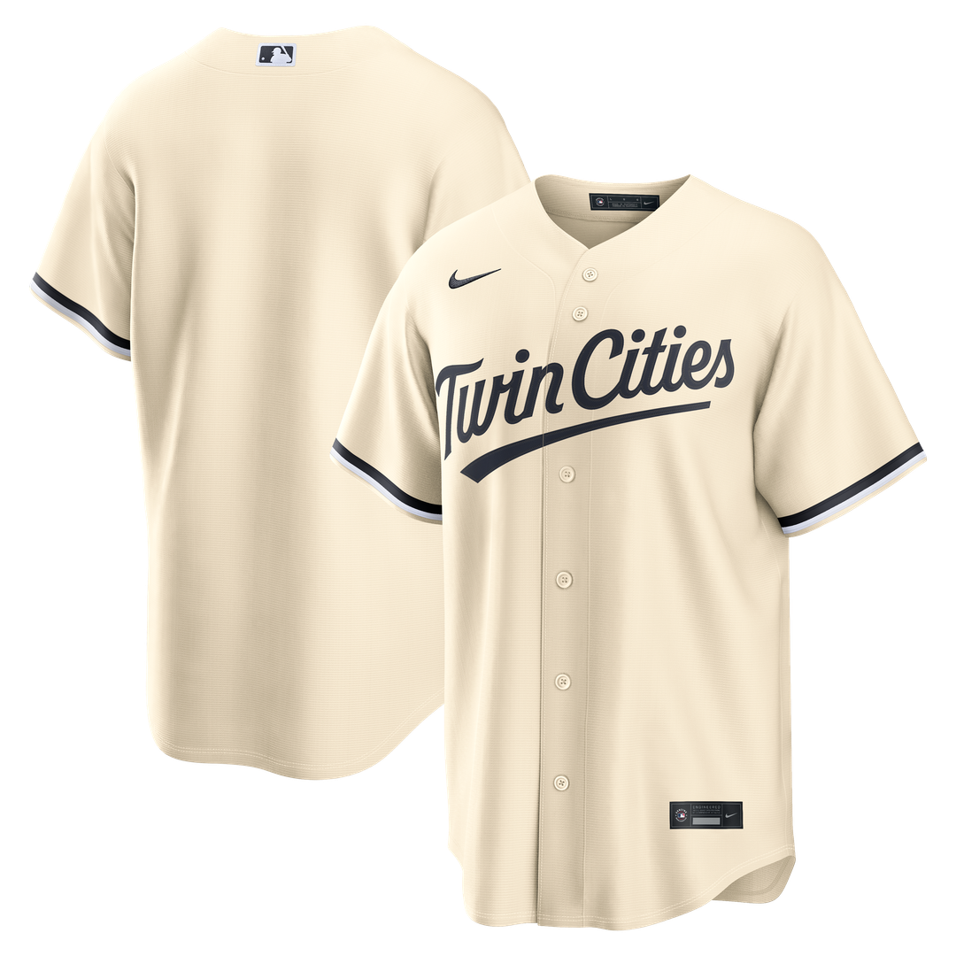 Minnesota Twins Alternate Replica Jersey — Cream
