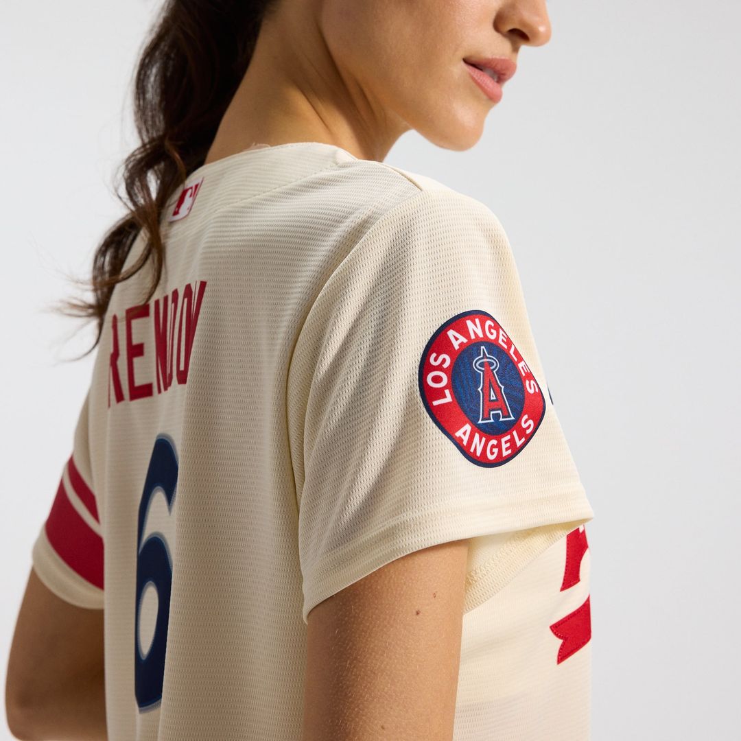 Los Angeles Angels Anthony Rendon Women's City Connect Replica Jersey — Cream