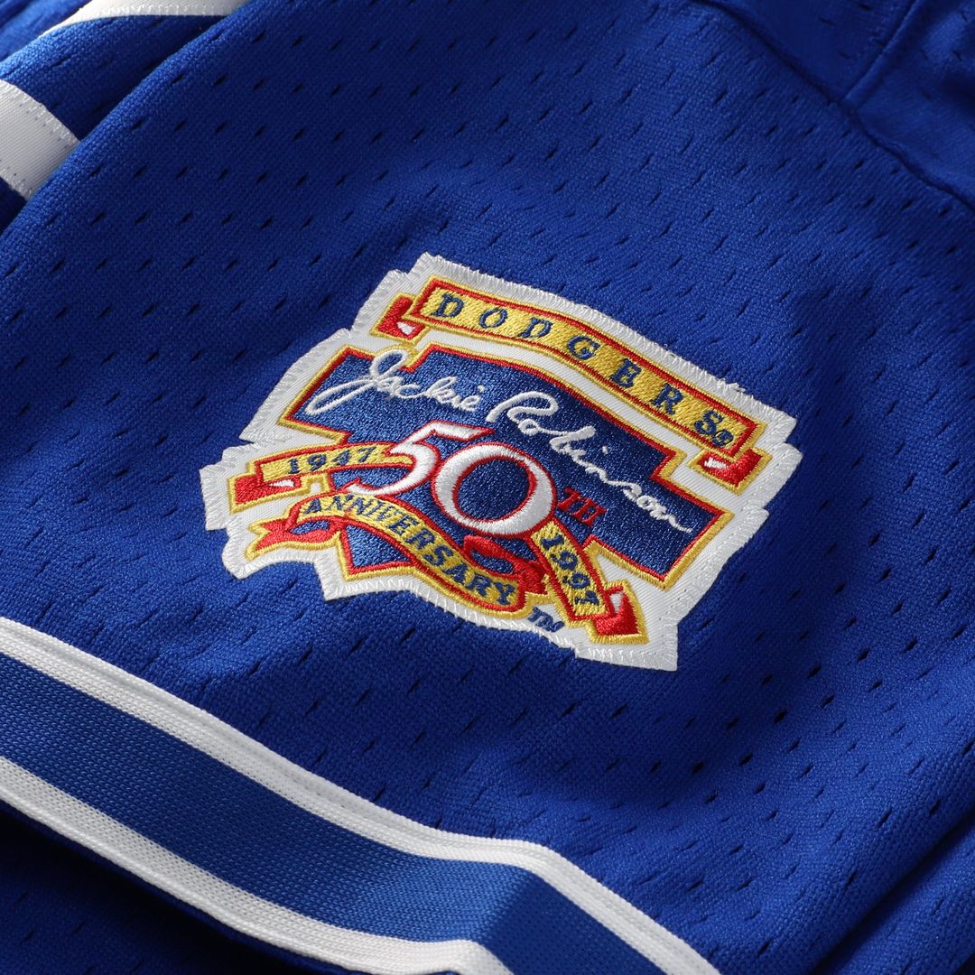 Los Angeles Dodgers Hideo Nomo Big & Tall Cooperstown Mesh Batting Practice Jersey — Royal