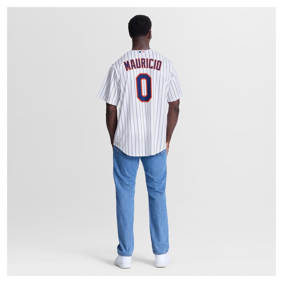 New York Mets Ronny Mauricio Home Replica Jersey — White
